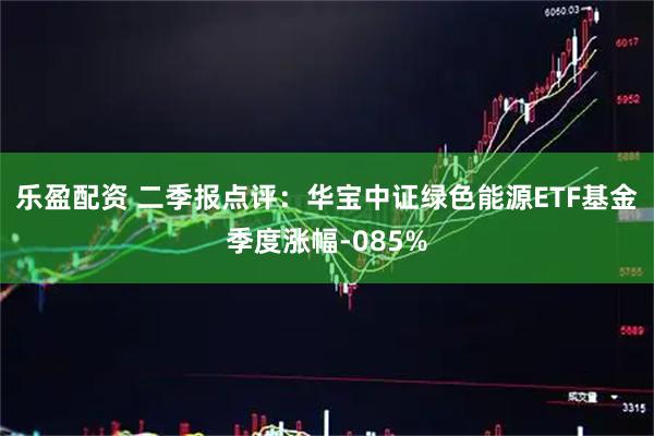 乐盈配资 二季报点评：华宝中证绿色能源ETF基金季度涨幅-085%