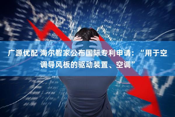 广源优配 海尔智家公布国际专利申请：“用于空调导风板的驱动装置、空调”